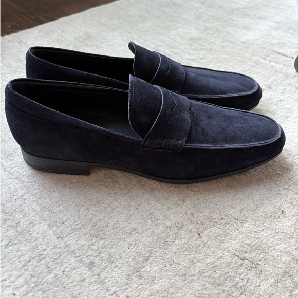 Tod’s Men\'s Mocassino Gomma Leggera Suede Penny Loafers 10 main image 7